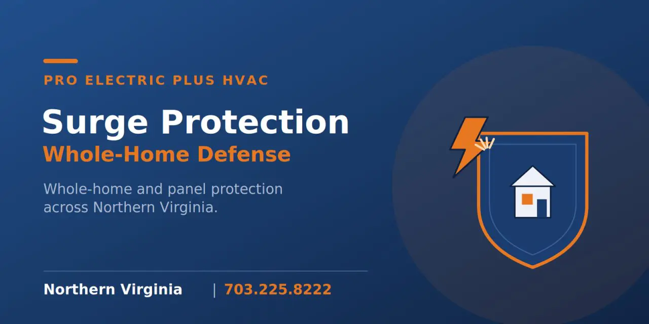 Whole-Home Surge Protection in Northern Virginia: Stop a Single Surge From Erasing Thousands in Seconds