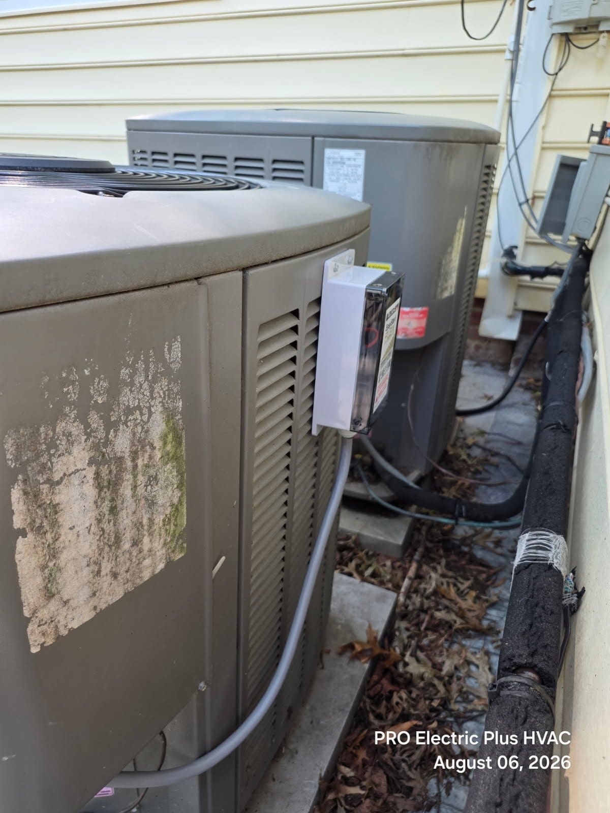 A generator inlet box installed on the exterior of a home