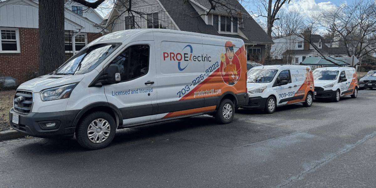 PRO Electric plus HVAC service vans