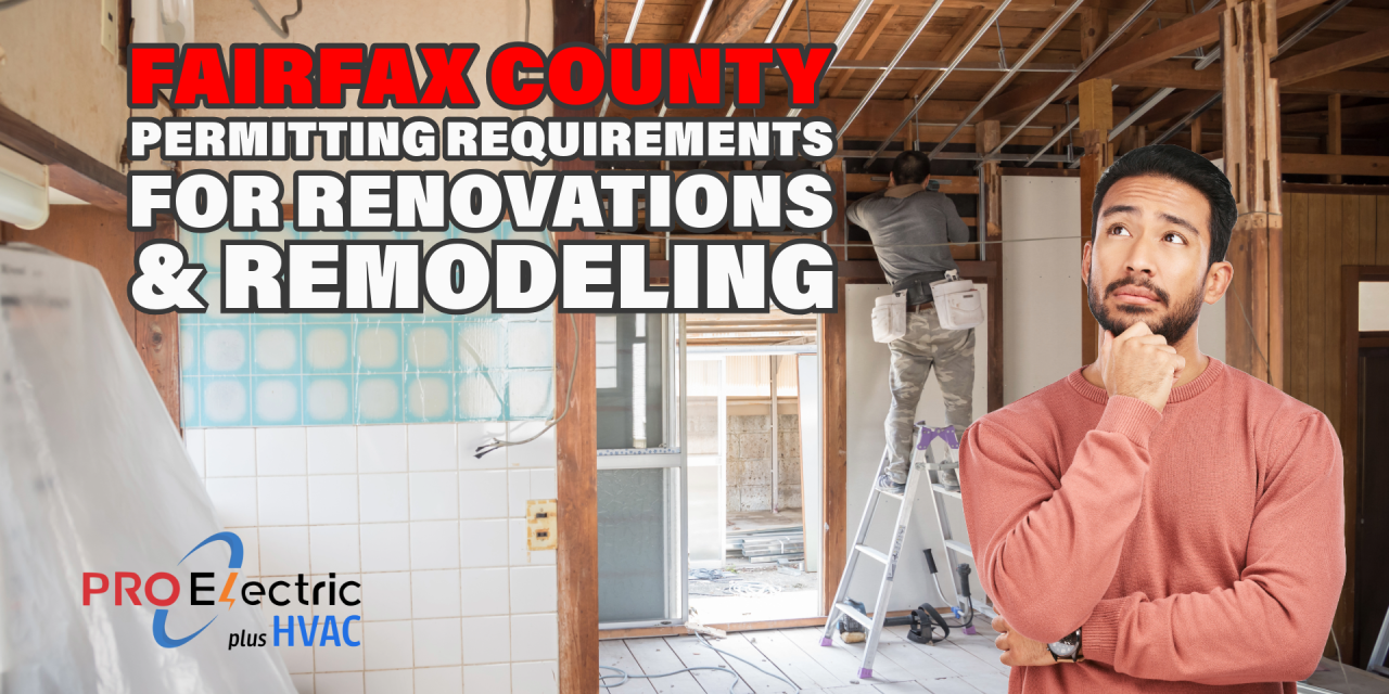 Fairfax County’s Residential Permit Requirements for Renovations & Remodeling