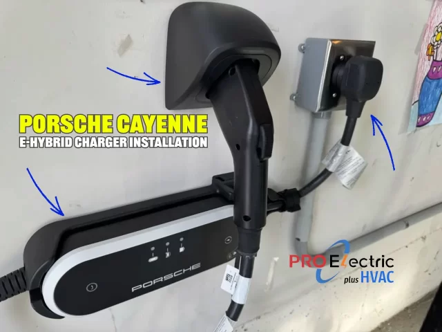 Porsche-Cayenne-E-Hybrid-Charger-Installation