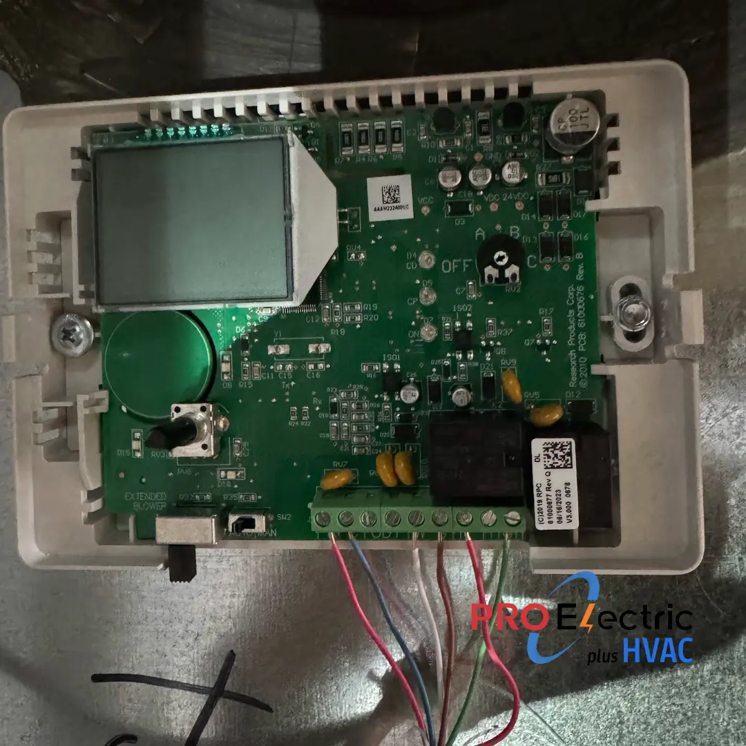 A whole house humidifier with its bypass duct connected