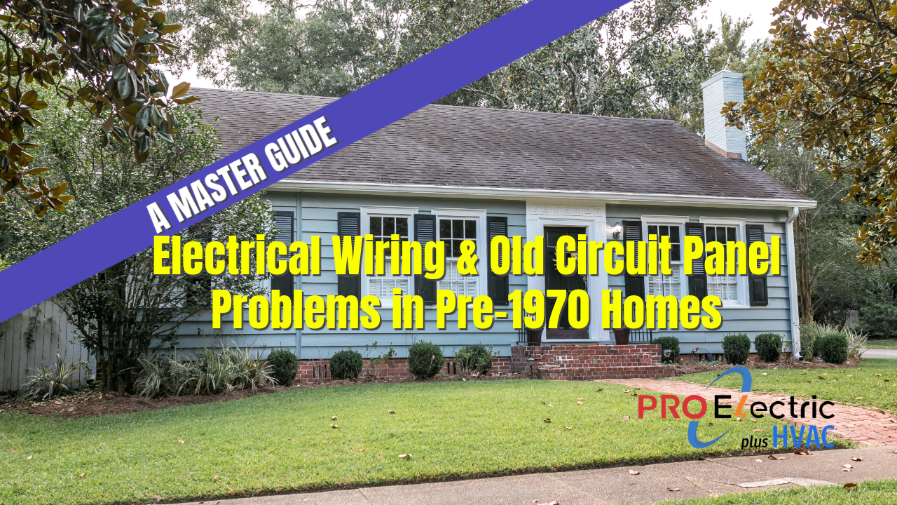 old home wiring, electrical panel upgrade, knob-and-tube wiring, aluminum wiring, ungrounded outlets, circuit breaker panel, Northern Virginia electricians, outdated fuse box, whole home rewiring, electrical safety, overloaded circuits, EV charger installation, smart home electrical, AFCI breakers, NEC electrical code, home electrical upgrades, surge protection, GFCI outlet installation, electrical permits, modernizing home wiring