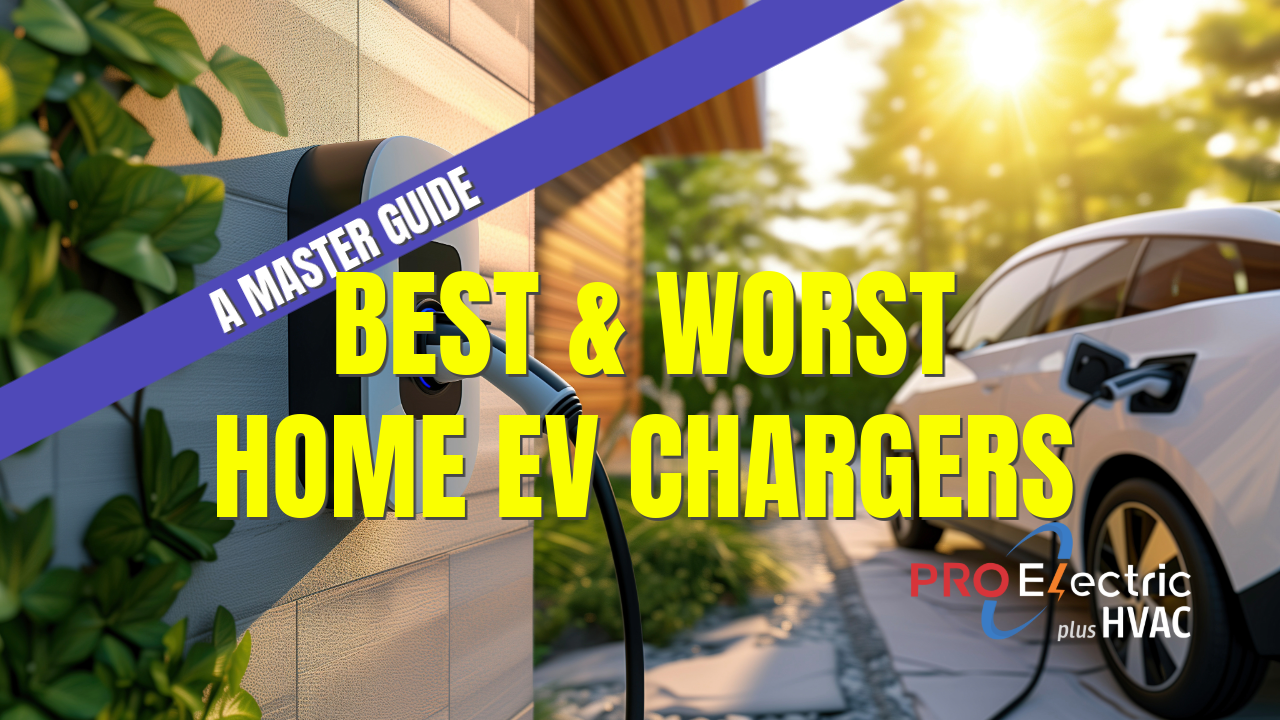 home EV chargers, best EV chargers, EV charger comparison, Level 1 charger, Level 2 charger, plug-in EV charger, hardwired EV charger, EV charging installation, smart EV charger, Wi-Fi EV charger, Tesla charger, J1772 charger, electric vehicle charger, affordable EV charger, EV charging guide, EV charging cost, professional EV installation, reliable EV charger, home charging solutions, EV charger reviews