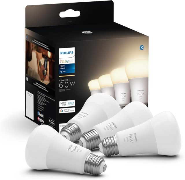 smart LED color changing bulb, white & color ambiance Hue, tunable white smart bulb, voice controlled lighting Hue, Alexa Google Siri Hue bulbs, Hue app lighting scenes, Zigbee Matter light bulbs, Hue Bridge smart system, multi‑room Hue lighting, automated smart light scenes, smart home lighting Philips, circadian lighting Hue bulbs, Hue mood lighting ecosystem, bluetooth smart LED bulb, hue wireless dimming bulbs, color temperature switching Hue, entertainment sync lighting, hue ambient wake up light, smart filament Hue bulb, energy star Hue smart bulb