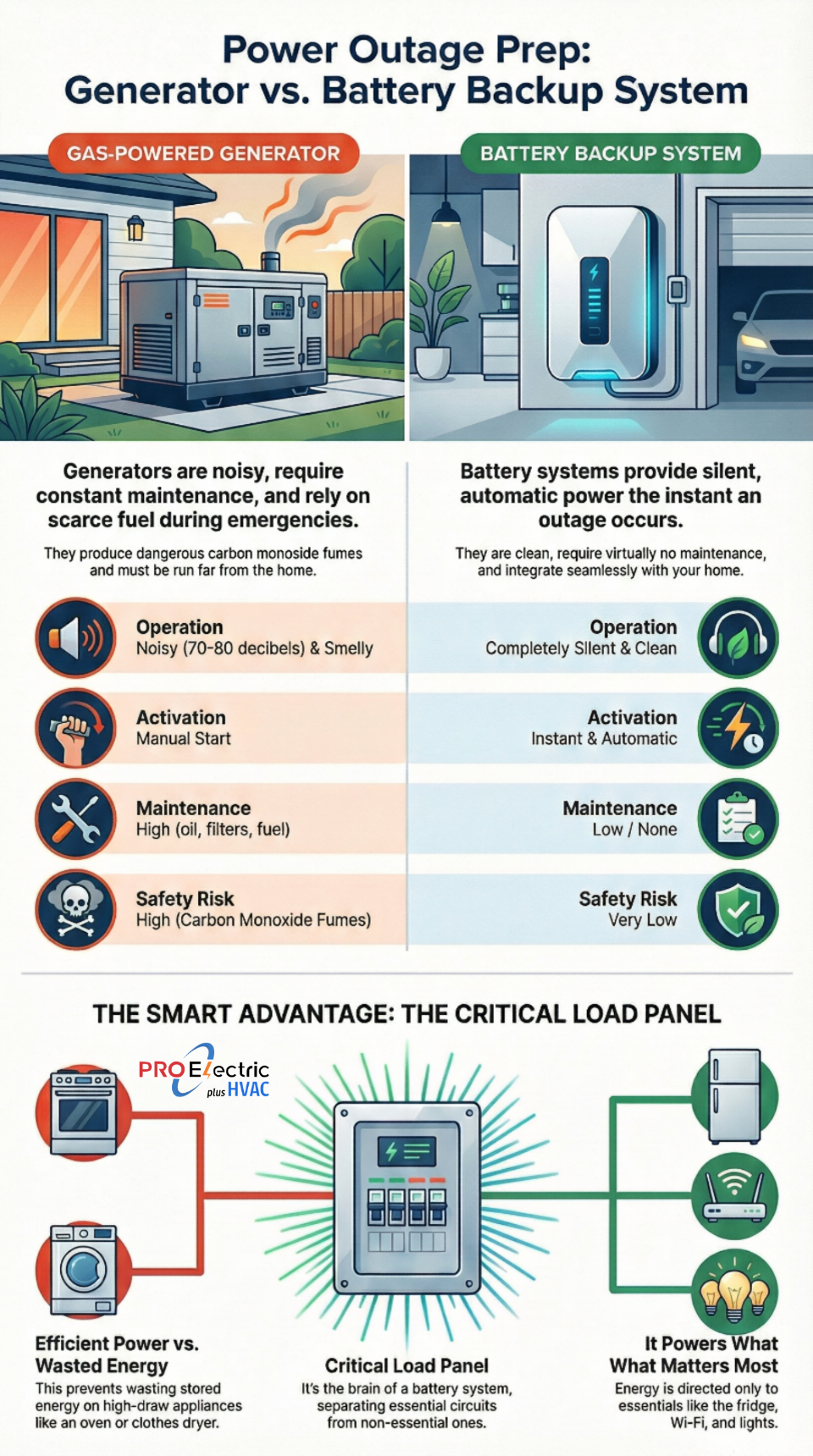 battery backup systems Northern Virginia, generator alternatives Virginia homes, critical load panel benefits, silent backup power solution, clean energy home backup, Springfield VA backup power, Alexandria VA battery systems, Fairfax County generator replacement, backup power for medical devices, sump pump backup Springfield VA, heat pump backup power Northern Virginia, home energy storage Virginia, automatic home backup system, battery backup electrician Virginia, PRO Electric plus HVAC backup power