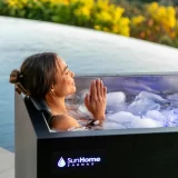 elite athlete recovery plunge, therapeutic cold water immersion, contrast therapy equipment, spa recovery technology, durable commercial plunge tub, high end cold plunge solution, ice generation cold plunge, automated sanitization system