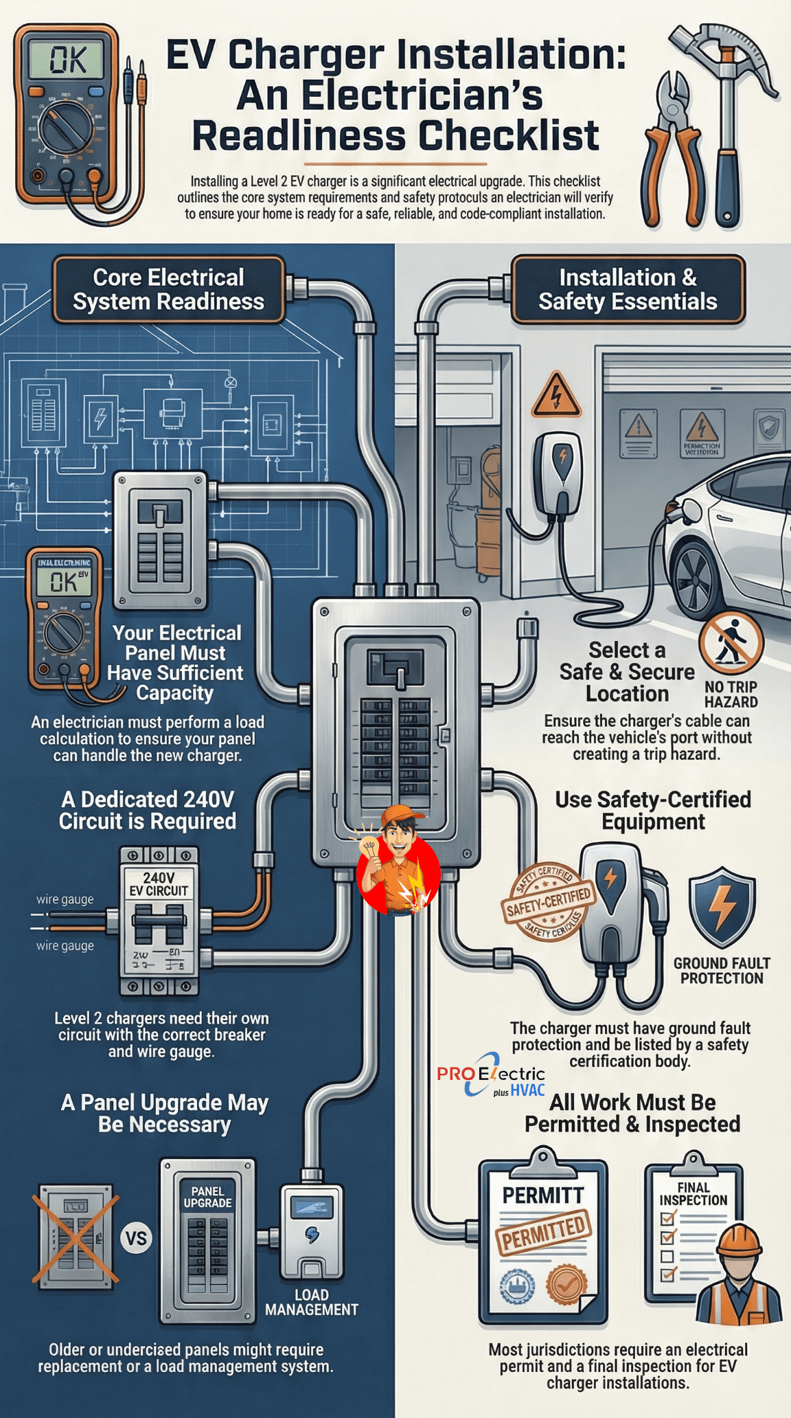 What are the Electrical Requirements for EV Charger Installation