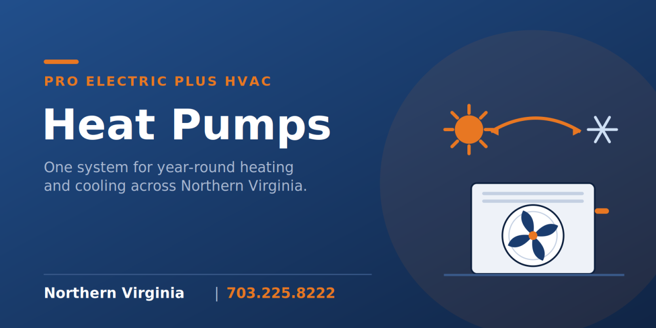 Heat Pumps in Northern Virginia: One System for Heating and Cooling, and Lower Bills