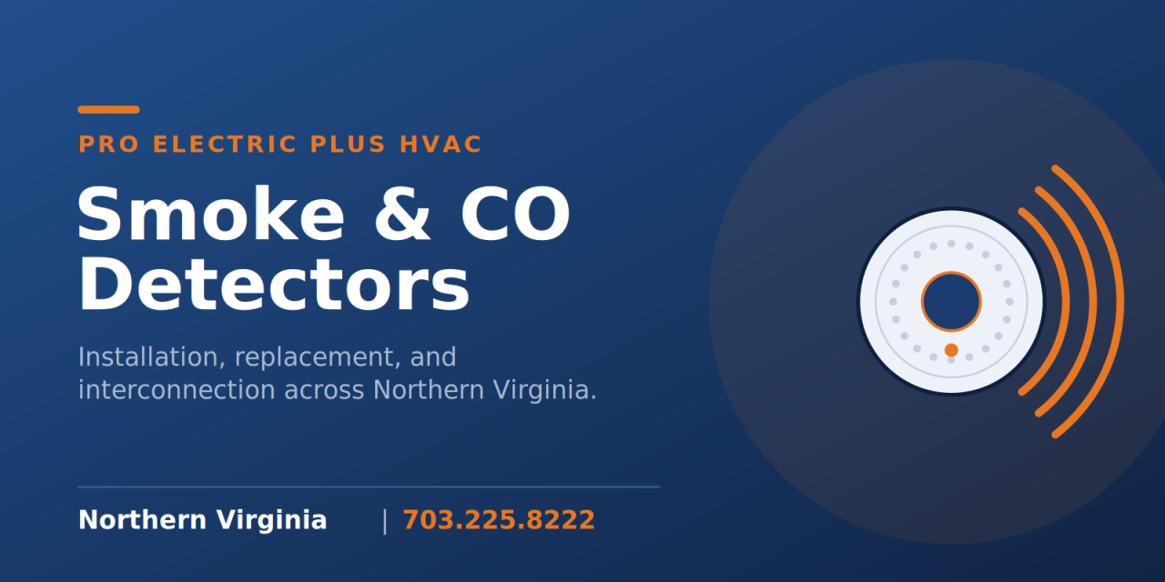 Smoke and Carbon Monoxide Detectors in Northern Virginia: What Every Homeowner Needs to Know