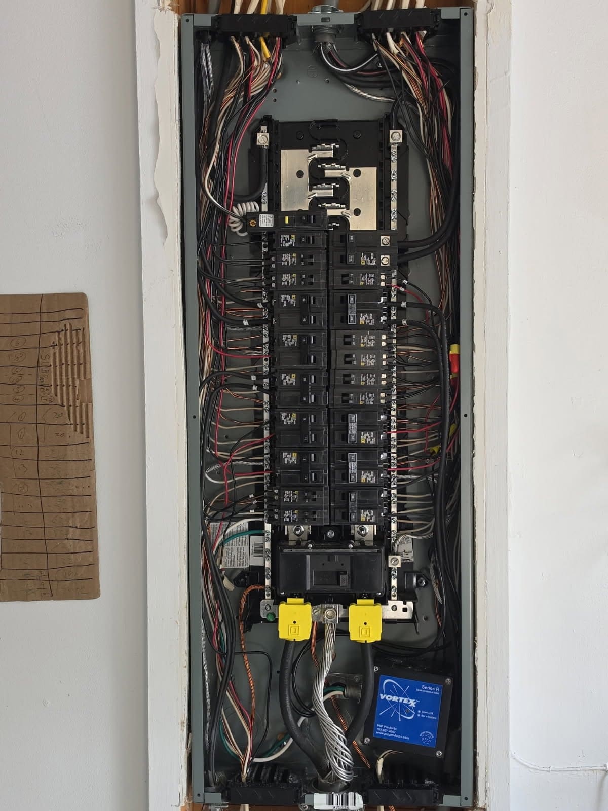 An upgraded electrical panel on a Northern Virginia home
